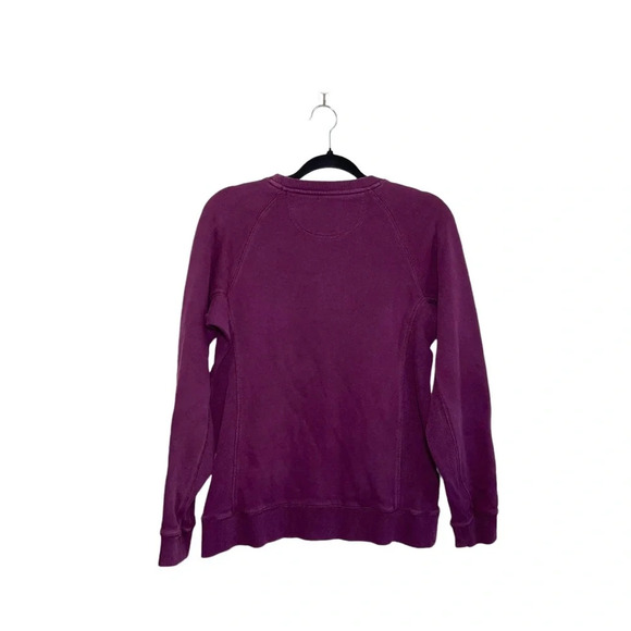 Duluth Trading Purple Zip Pocket Heavyweight Crew Neck Sweatshirt Small Women’s - Picture 6 of 10